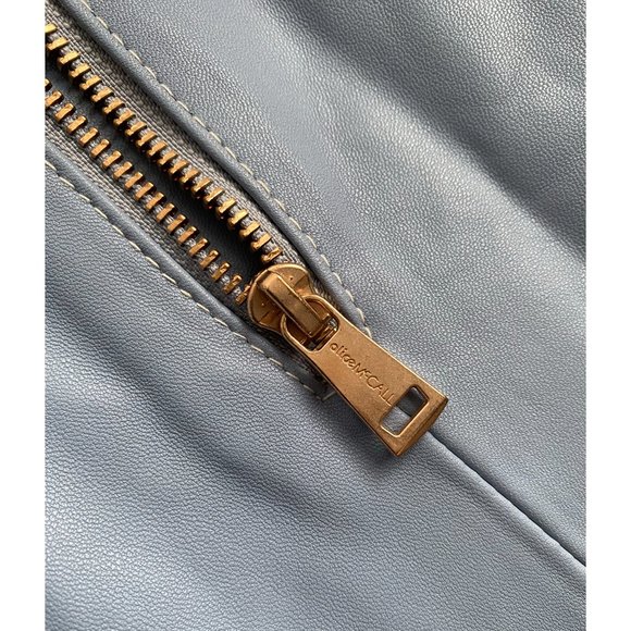 Alice McCall Blue Leather Skirt, size 8UK/4US - Picture 7 of 13